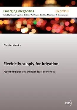 E-Book (epub) Electricity supply for irrigation von Christian Kimmich