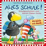 Audio CD (CD/SACD) Alles Schule!: Alles vorbereitet!, Alles aufgeweckt!, Alles eingeschult!, Alles aus und vorbei!, Alles zusammen! (Der kleine Rabe Socke) von Nele Moost, Annet Rudolph