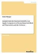 Attraktivität des Internetvertriebs von Apple Computern in Deutschland mit Blick auf Österreich und die Schweiz