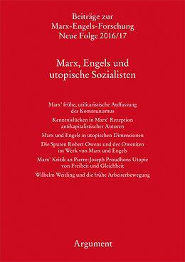 Kartonierter Einband Marx, Engels und utopische Sozialisten von 