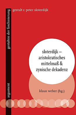 E-Book (epub) Sloterdijk  Aristokratisches Mittelmaß &amp; zynische Dekadenz von 