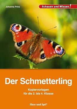 Couverture cartonnée Der Schmetterling  Kopiervorlagen für die 2. bis 4. Klasse de Johanna Prinz