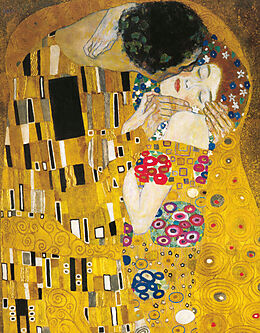 Fester Einband Gustav Klimt - The Kiss von 