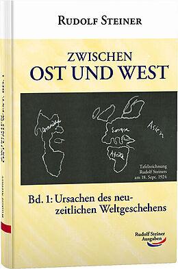 Fester Einband Zwischen Ost und West, Band 1 von Rudolf Steiner