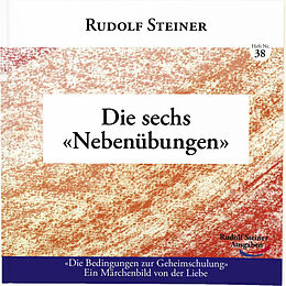 Kartonierter Einband Die sechs 'Nebenübungen' von Rudolf Steiner
