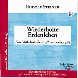 Kartonierter Einband Wiederholte Erdenleben von Rudolf Steiner