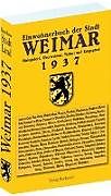 Kartonierter Einband Adressbuch Einwohnerbuch Stadt und Land WEIMAR 1937 in THÜRINGEN von 