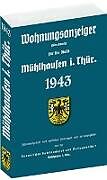 Kartonierter Einband Adreßbuch (Wohnungsanzeiger) der Stadt Mühlhausen in Thüringen 1943 von 