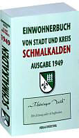 Einwohnerbuch von Stadt und Kreis Schmalkalden - Ausgabe 1949