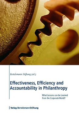 eBook (pdf) Effectiveness, Efficiency and Accountability in Philanthropy de 