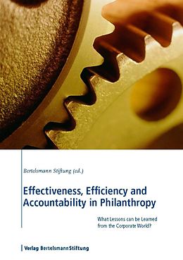 E-Book (epub) Effectiveness, Efficiency and Accountability in Philanthropy von 