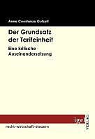 E-Book (pdf) Der Grundsatz der Tarifeinheit von Anne Constanze Gutzeit