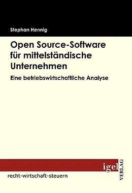 E-Book (pdf) Open source-Software für mittelständische Unternehmen von Stephan Hennig