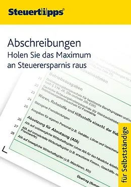 E-Book (epub) Abschreibungen von Akademische Arbeitsgemeinschaft