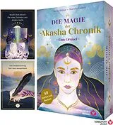 Fester Einband Die Magie der Akasha Chronik - Das Orakel - 40 Orakelkarten und 160-seitiges Booklet von Meike Höhne, Marielle Enders