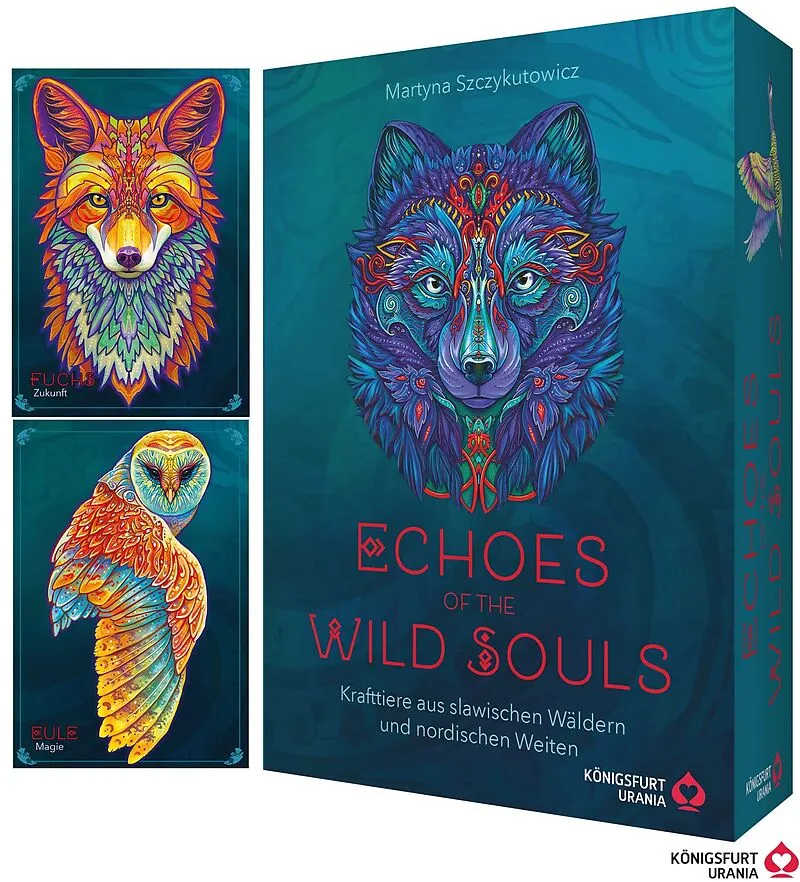 Echoes of the Wild Souls - Krafttiere aus den slawischen Wäldern und nordischen Weiten (Orakelkarten - Krafttierkarten)