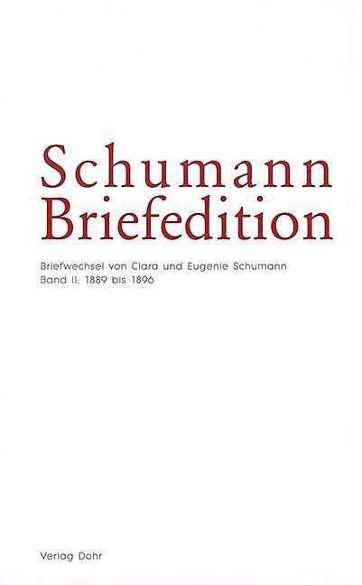 Schumann-Briefedition / Schumann-Briefedition I.9