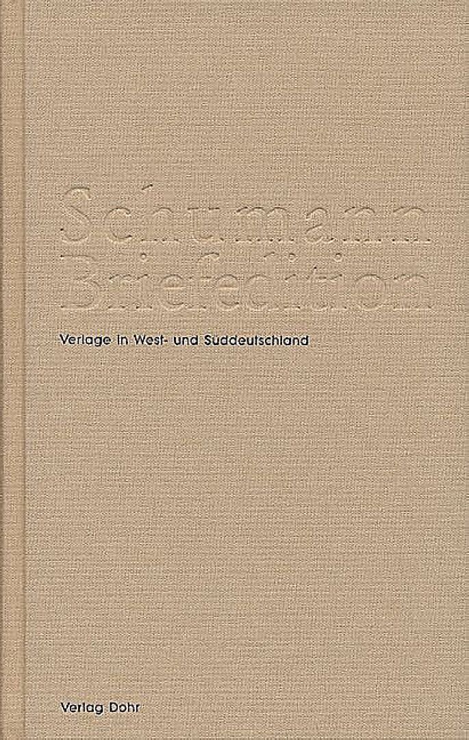 Schumann-Briefedition / Schumann-Briefedition III.5