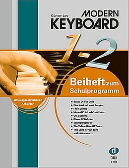 Günter Loy Notenblätter Modern Keyboard - Beiheft 1-2 zur Schule