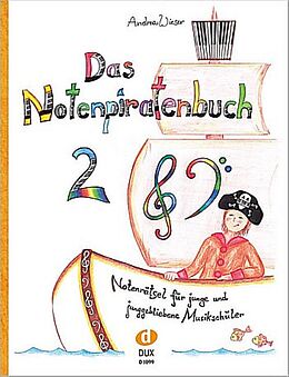 Andrea Wieser Notenblätter Notenpiratenbuch Band 2 Notenrätsel für junge Klavierspieler
