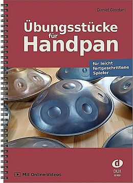 Daniel Giordani Notenblätter Übungsstücke für Handpan (+Online-Videos)