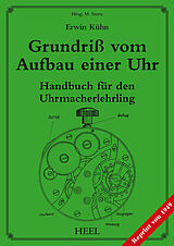 Fester Einband Grundriß vom Aufbau einer Uhr von Erwin Kühn