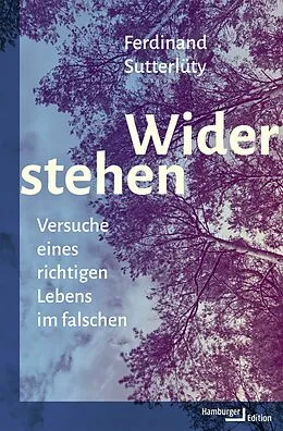 E-Book (pdf) Widerstehen von Ferdinand Sutterlüty