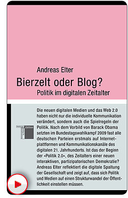 E-Book (pdf) Bierzelt oder Blog? von Andreas Elter