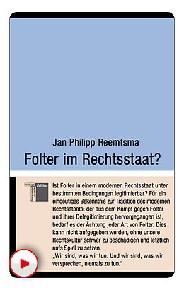 E-Book (pdf) Folter im Rechtsstaat? von Jan Philipp Reemtsma