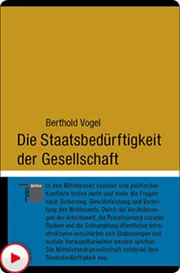 E-Book (pdf) Die Staatsbedürftigkeit der Gesellschaft von Berthold Vogel