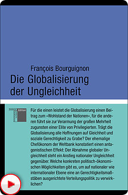 E-Book (pdf) Die Globalisierung der Ungleichheit von Francois Bourguignon