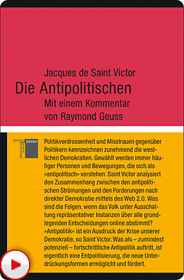 E-Book (epub) Die Antipolitischen von Jacques de Saint Victor