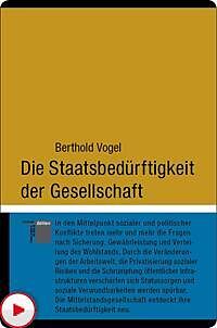 E-Book (epub) Die Staatsbedürftigkeit der Gesellschaft von Berthold Vogel