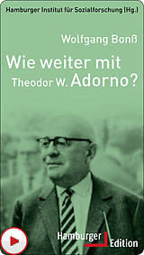 E-Book (pdf) Wie weiter mit Theodor W. Adorno? von Wolfgang Bonß