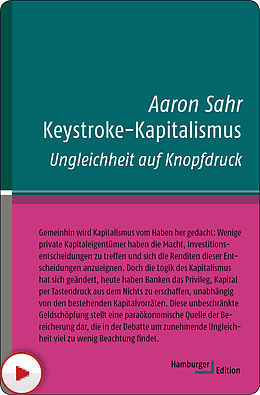E-Book (pdf) Keystroke-Kapitalismus von Aaron Sahr