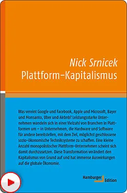 E-Book (epub) Plattform-Kapitalismus von Nick Srnicek