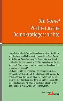 E-Book (epub) Postheroische Demokratiegeschichte von Ute Daniel