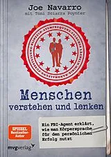 Kartonierter Einband Menschen verstehen und lenken von Joe Navarro