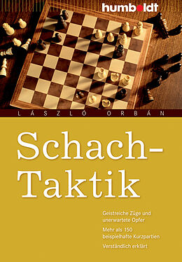 Kartonierter Einband Schach-Taktik von László Orbán