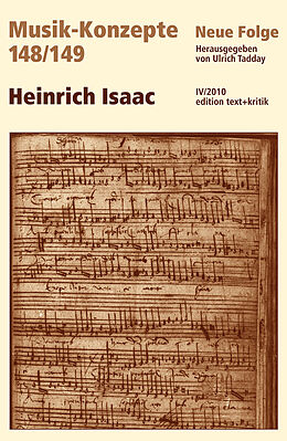 Kartonierter Einband Heinrich Isaac von 