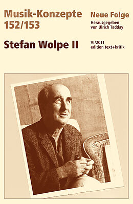 Kartonierter Einband Stefan Wolpe II von 