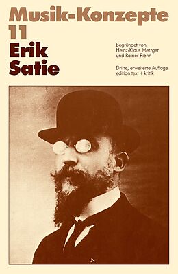 Kartonierter Einband Erik Satie von 