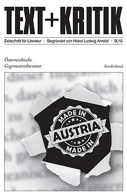 E-Book (pdf) Österreichische Gegenwartsliteratur von 