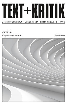Kartonierter Einband Poetik des Gegenwartsromans von Heinz Ludwig Arnold