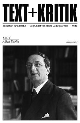 Kartonierter Einband Alfred Döblin von Heinz Ludwig Arnold