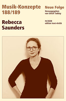 E-Book (epub) Rebecca Saunders von 
