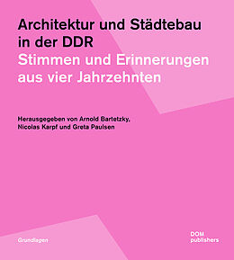 Kartonierter Einband Architektur und Städtebau in der DDR von 