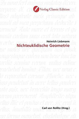 Kartonierter Einband Nichteuklidische Geometrie von Heinrich Liebmann
