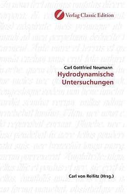 Kartonierter Einband Hydrodynamische Untersuchungen von Carl Gottfried Neumann