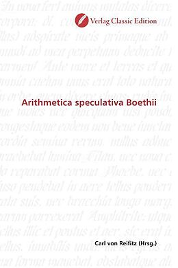 Kartonierter Einband Arithmetica speculativa Boethii von 